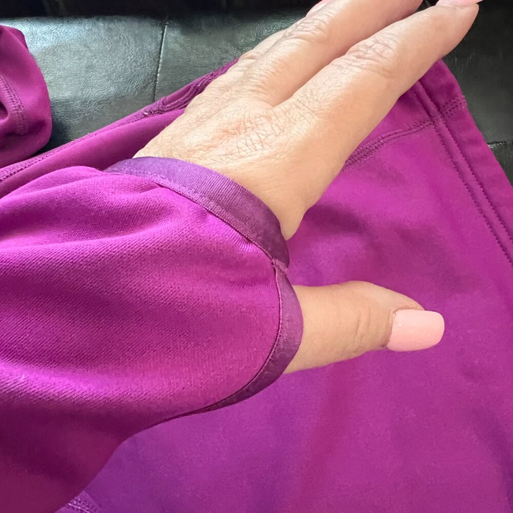 Ladies Eddie Bauer Hoodie‎ Size Medium First Ascent Full Zip Hoodie Purple - Picture 5 of 12